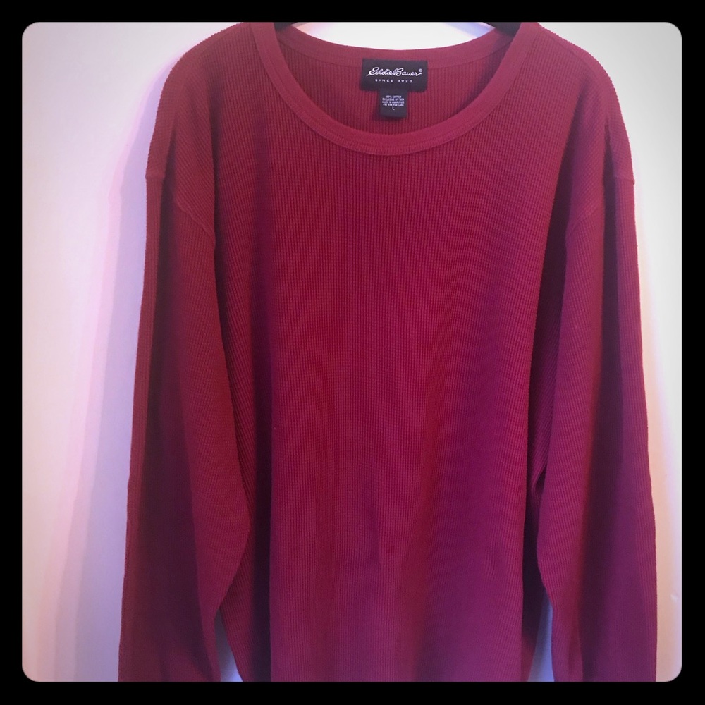EDDIE BAUER 100% Cotton Thermal Shirt